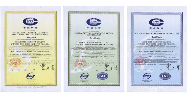 certificate ISO9001