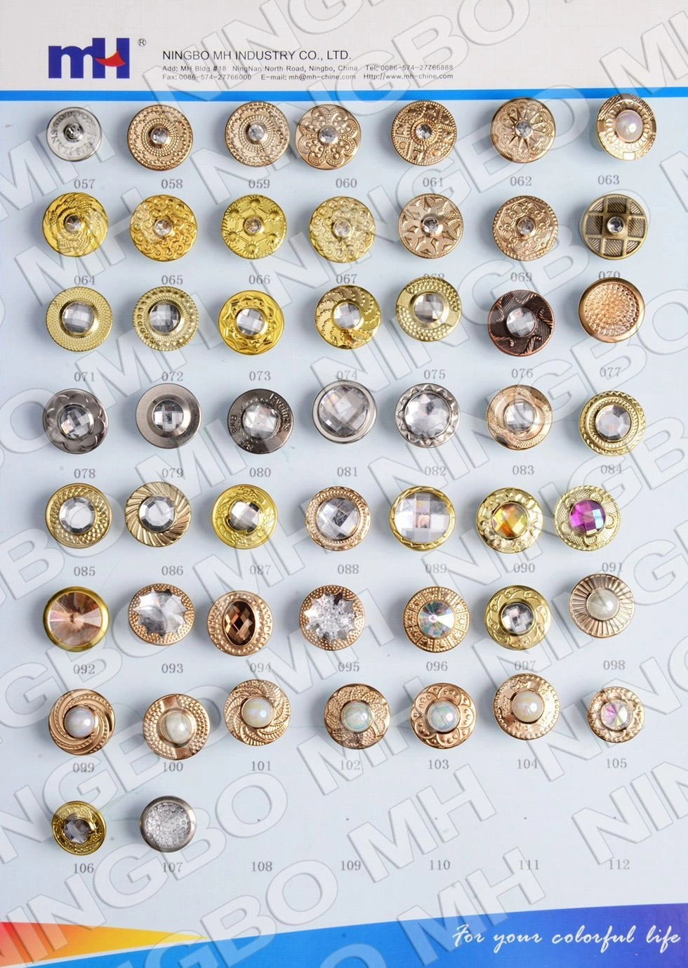 Iron jeans button