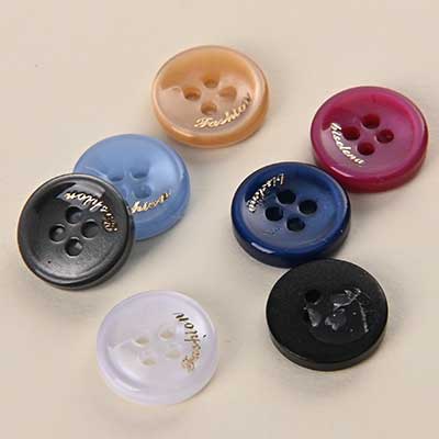 4 holes resin button