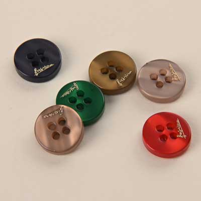 4 holes resin button