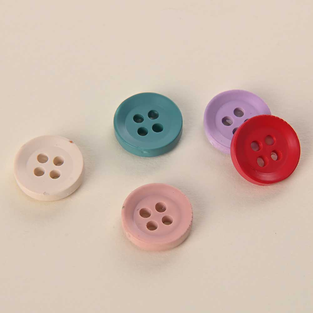 4 holes resin button