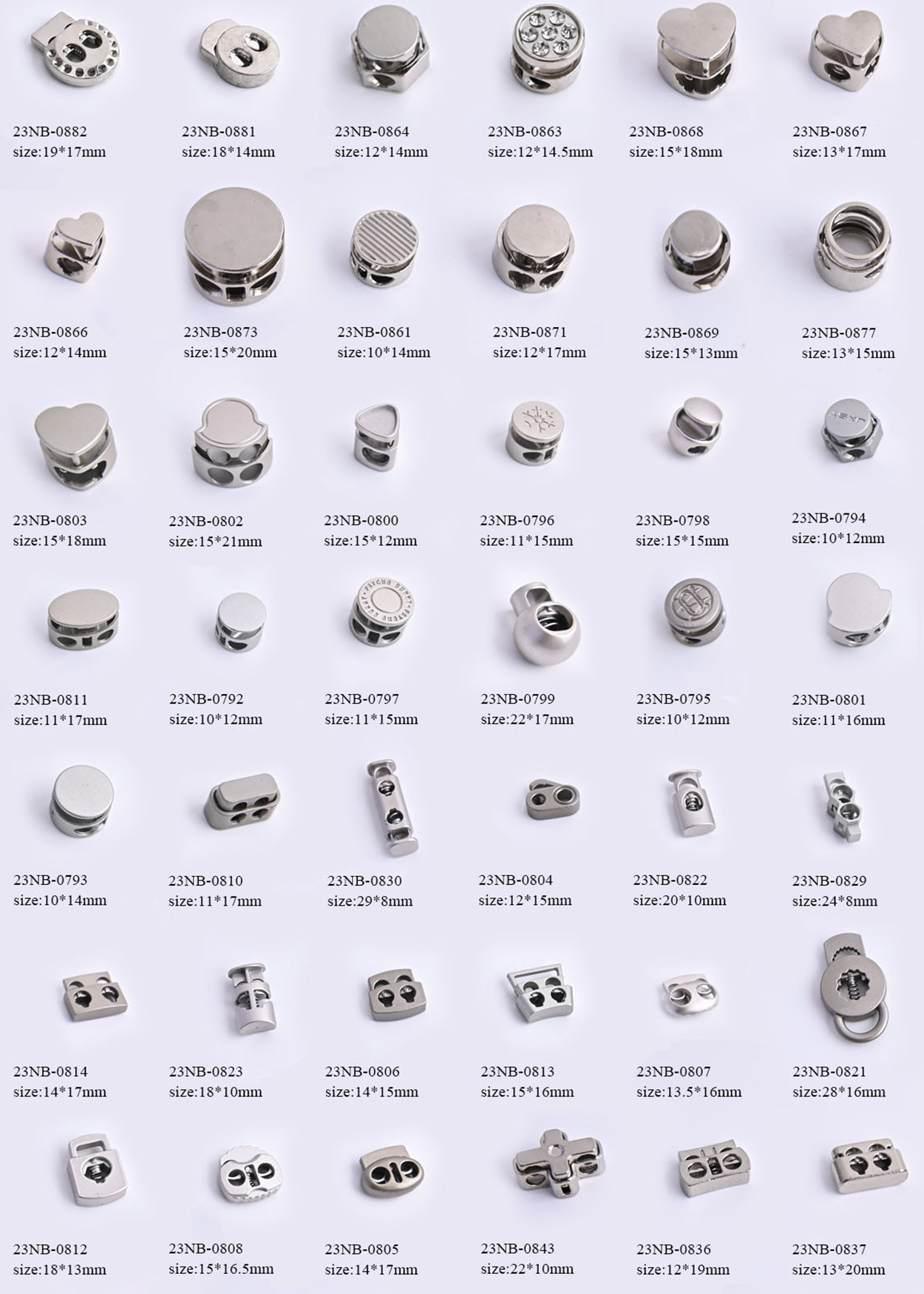 zinc alloy stopper 1