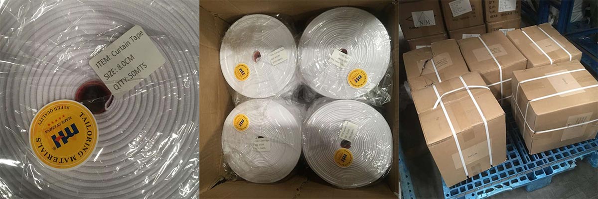 curtain tape packing