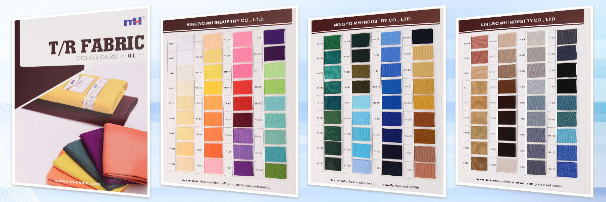 T/R  fabric color card