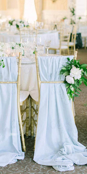 Chiffon Chair Sash