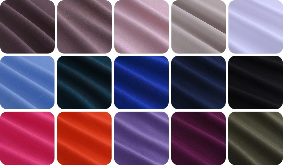 four-way stretch fabric color card four-way stretch fabric color card
