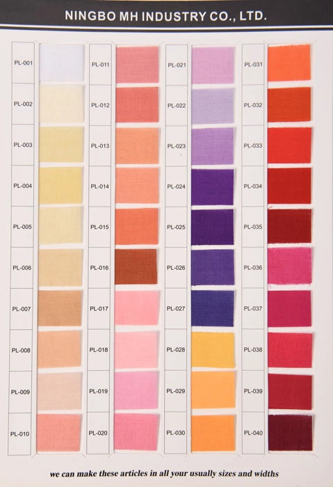 poplin color card