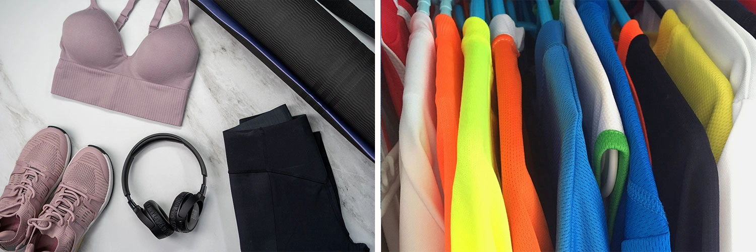 Polyester Dri-Fit Fabric for Sportswear and Casual Wear