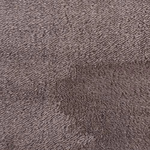 Plush Comfort: Features an ultra-soft, single-sided plush texture that feels warm and luxurious, perfect for cold weather.