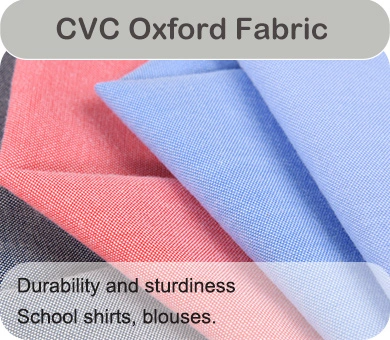 school CVC oxford fabric