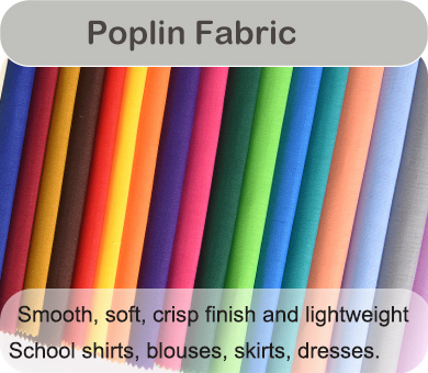 school poplin fabric