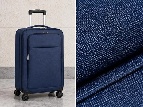 1680D Oxford fabric for trolley luggage and soft suitcases with strong woven texture and seam detail