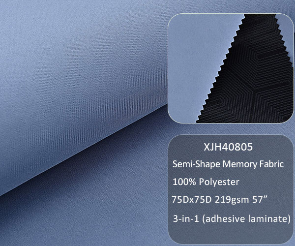 Semi-Shape-Memory Fabric Semi-Shape-Memory Fabric
