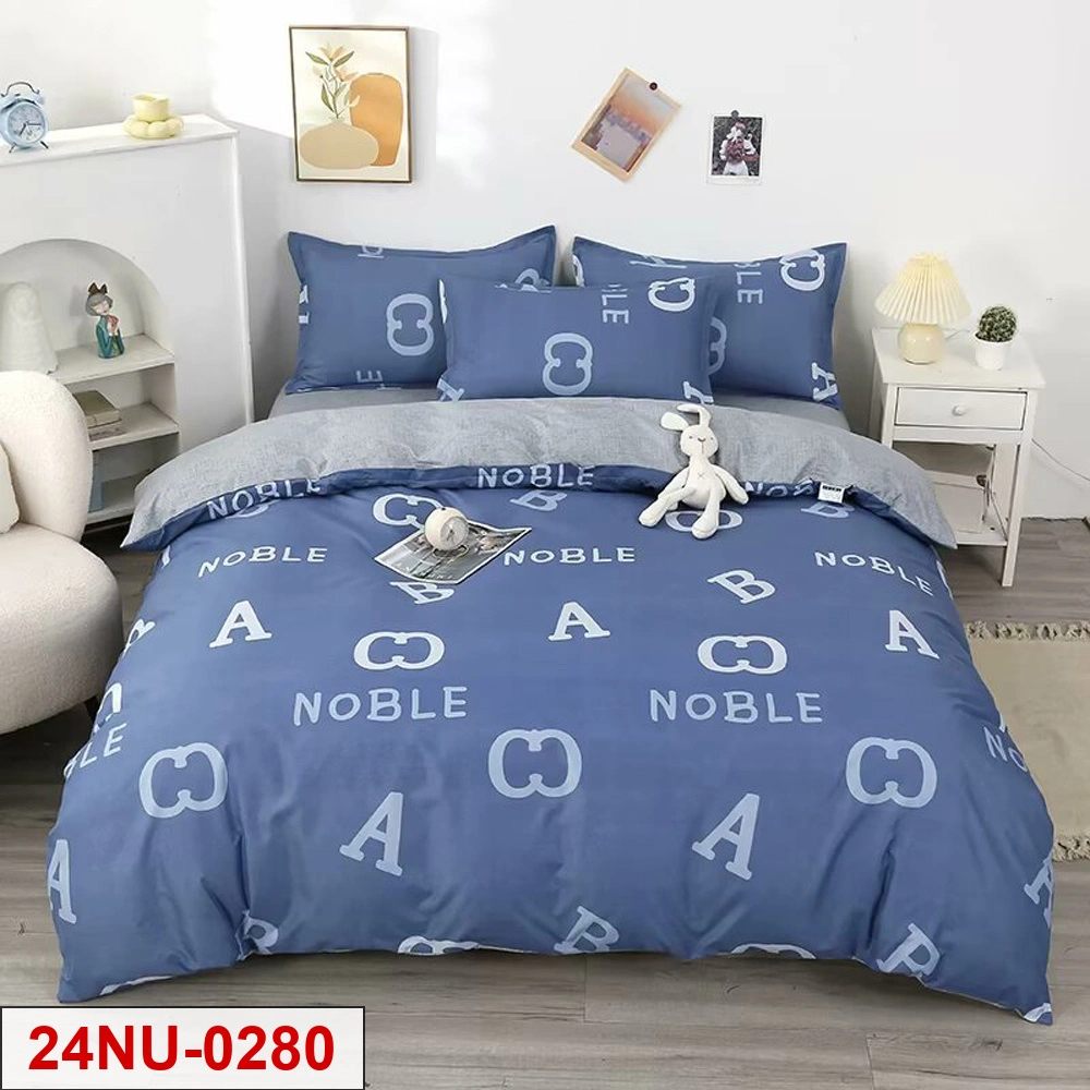 custom printed 4-piece bedding set