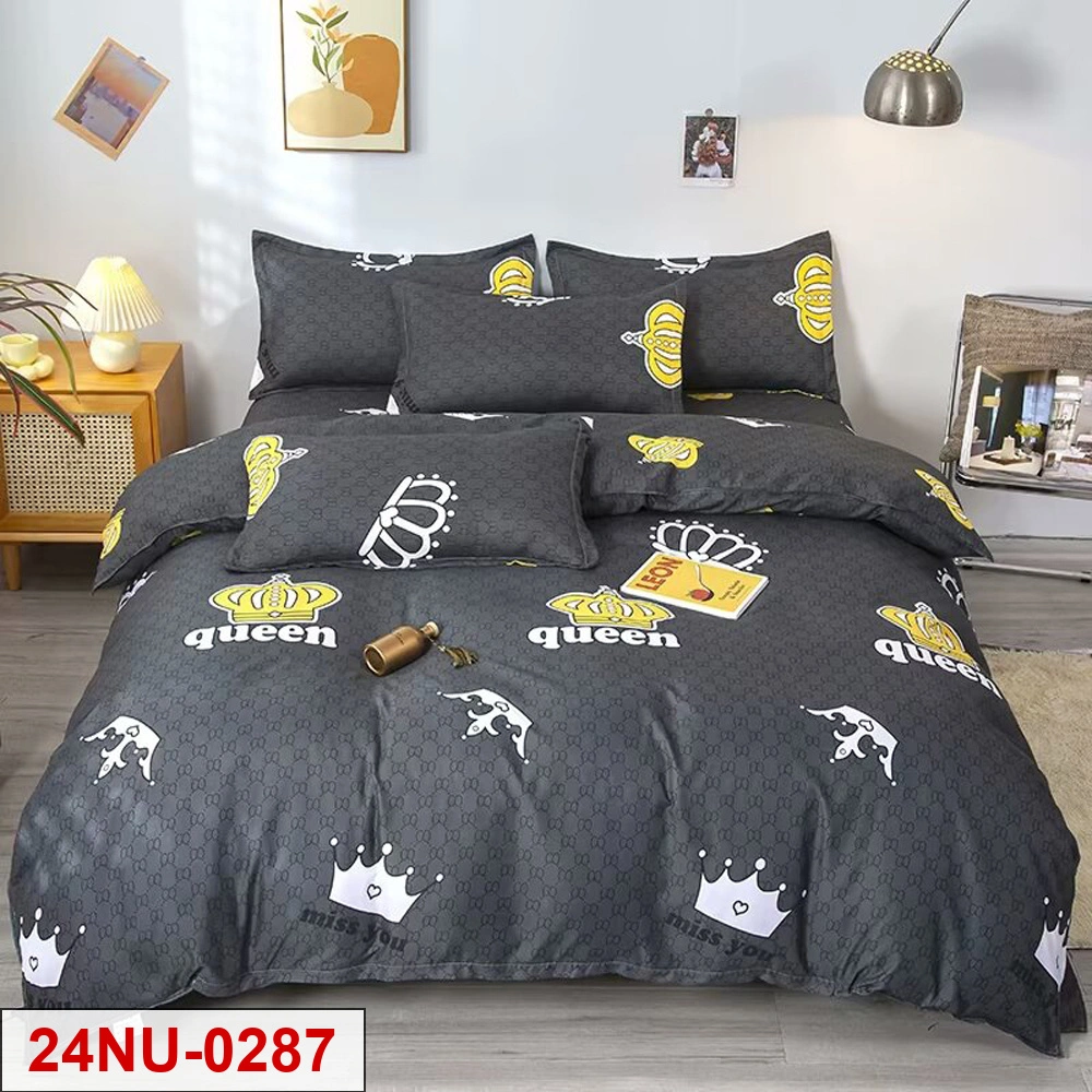 custom printed 4-piece bedding set