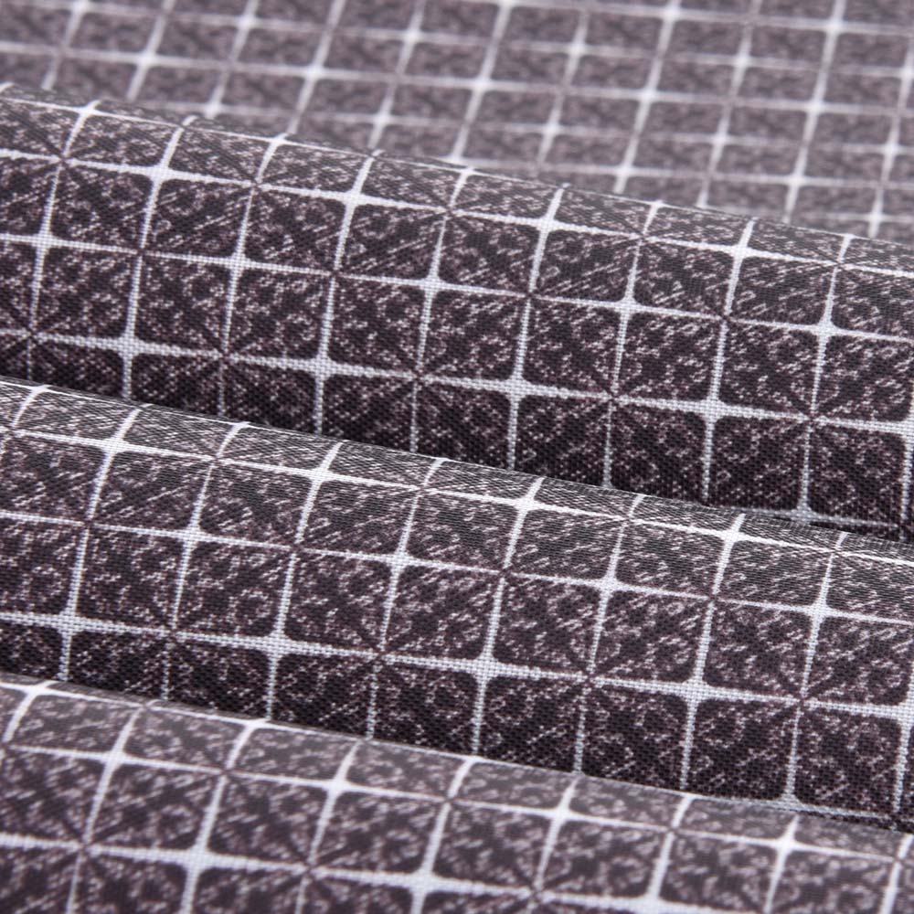 printed taffeta lining fabric with elegant surface for bag interiors