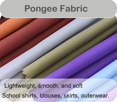 school pongee fabric