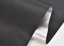 taffeta fabric processing silver coating