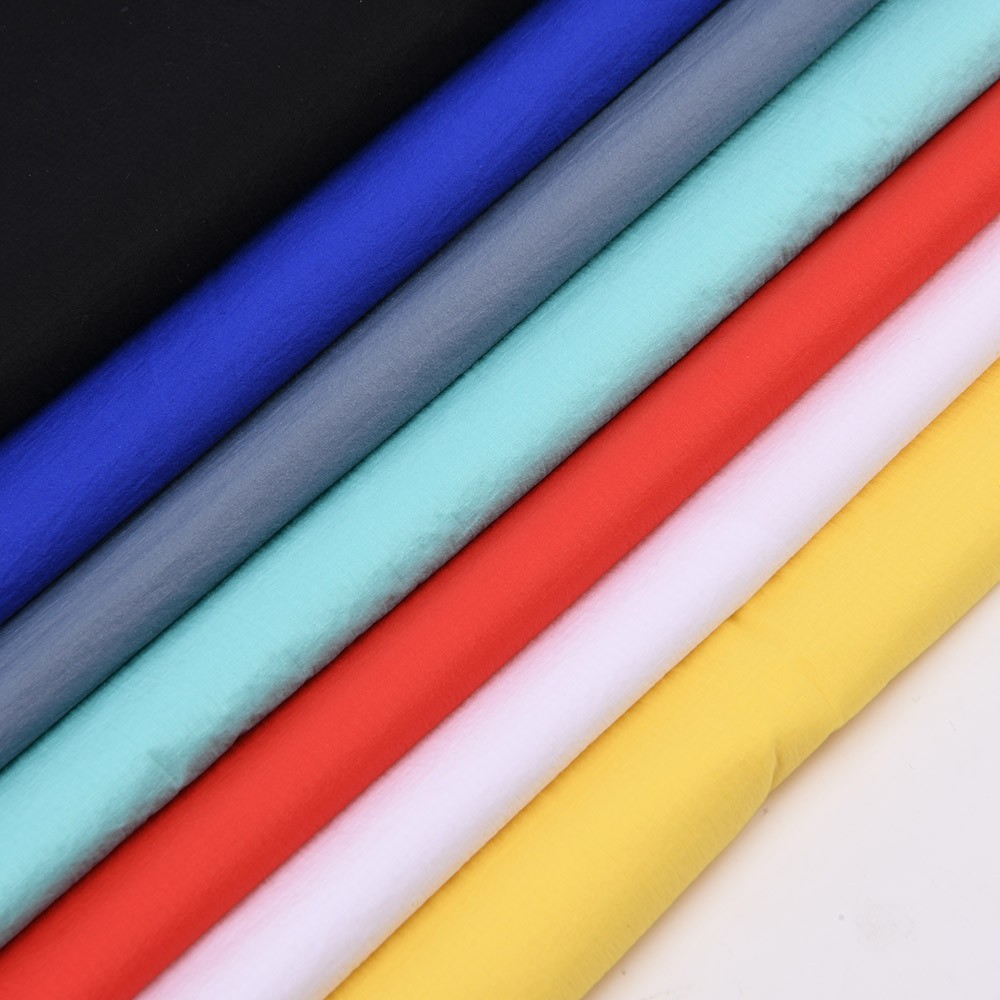waterproof 380t wrinkle nylon taffeta fabric 8101 4018
