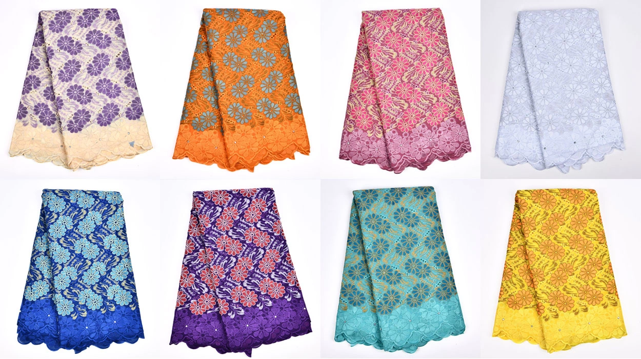 Swiss lace material Swiss lace material