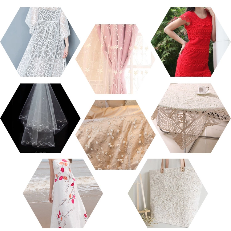 Soft White Stretch Corded Lace Fabric Manufacturer