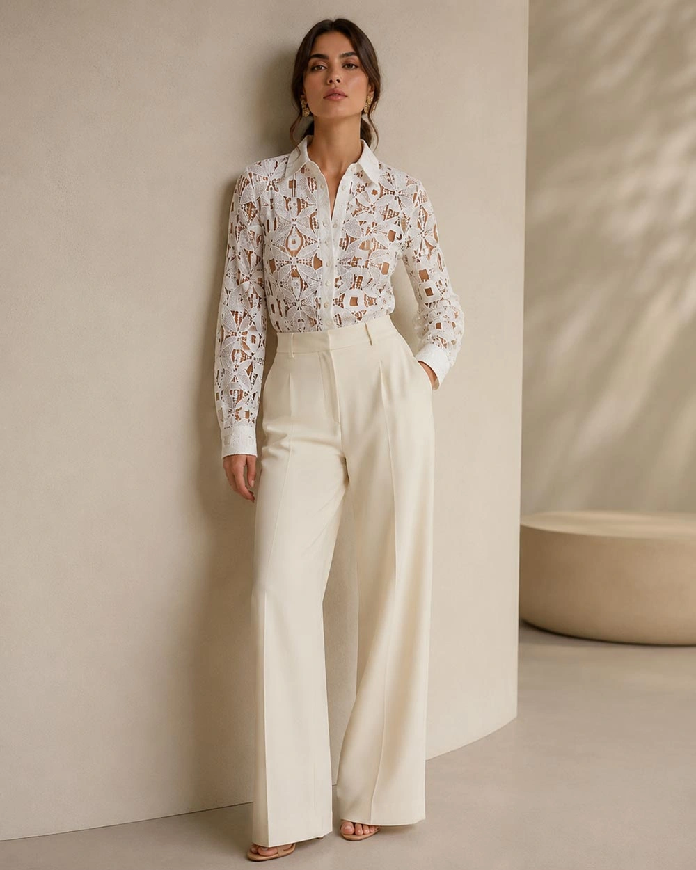 guipure embroidery lace for elegant blouse