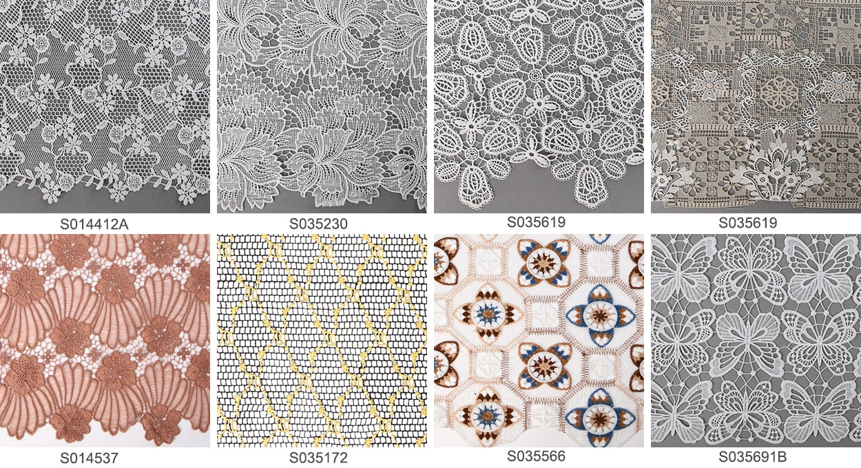 Guipure Lace Fabric Gurpure Lace Fabric