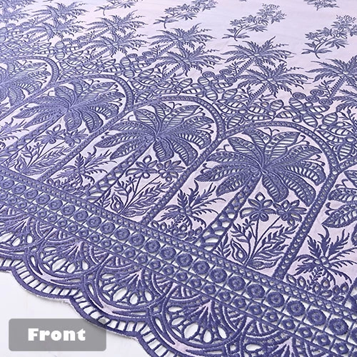 Embroidered front panel Embroidered front panel