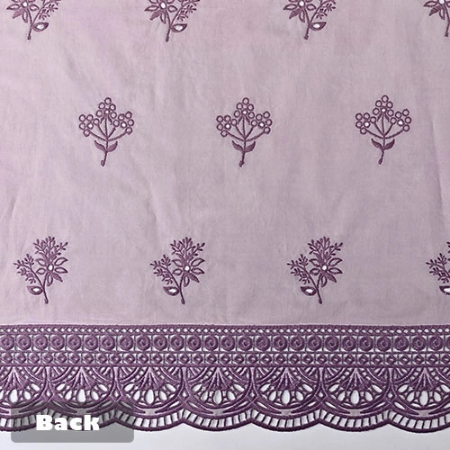Embroidered back panel Embroidered back panel
