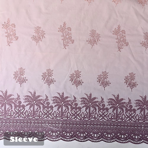 Embroidered sleeve panel Embroidered sleeve panel