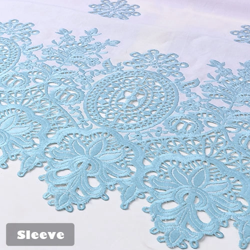 Embroidered cotton sleeve panel Embroidered cotton sleeve panel