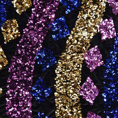 sequins velvet fabric