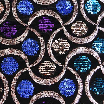 sequins velvet fabric