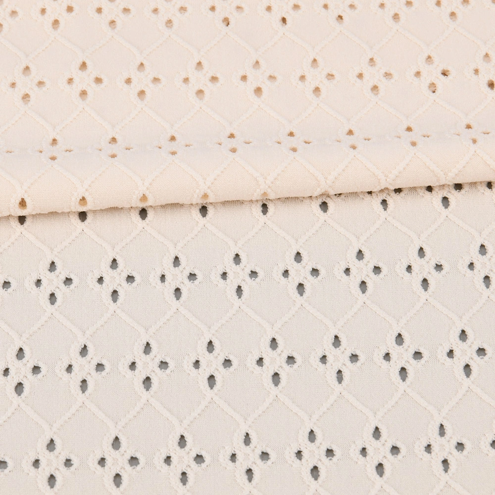 Polyester spandex lace fabric Polyester tricot lace fabric