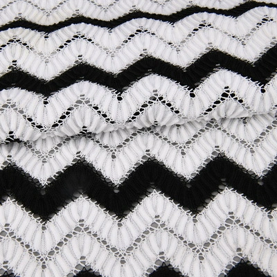 Polyester tricot lace fabric