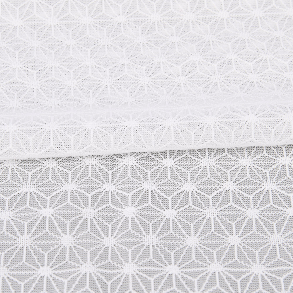 Polyester tricot lace fabric