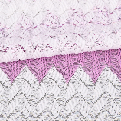 Polyester tricot lace fabric