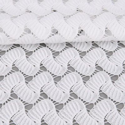 Polyester tricot lace fabric