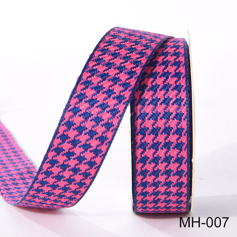 Houndstooth Tartan ribbon