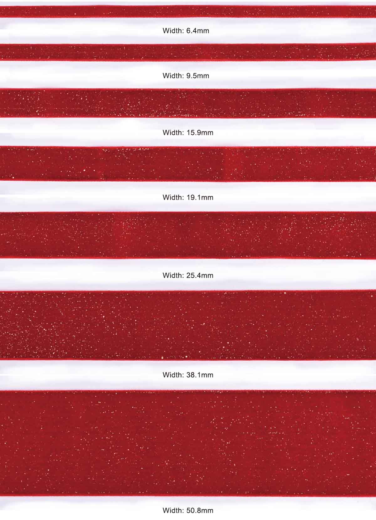 Glitter Velvet Ribbon