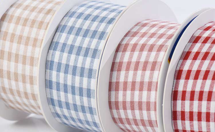 40mm gingham ribbon