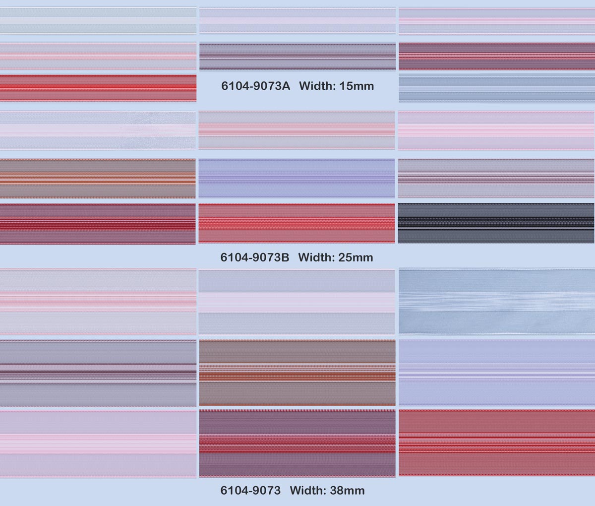 6104 9073 color card