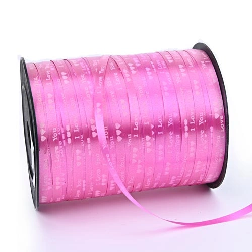 Love Printed balloon curling ribbon Love Printed balloon curling ribbon