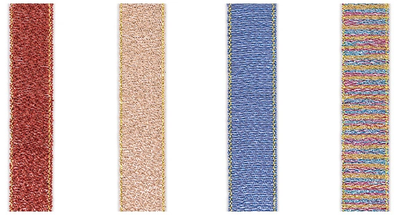 metallic ribbon polyester - 12mm Gold Glitter Metallic Ribbon