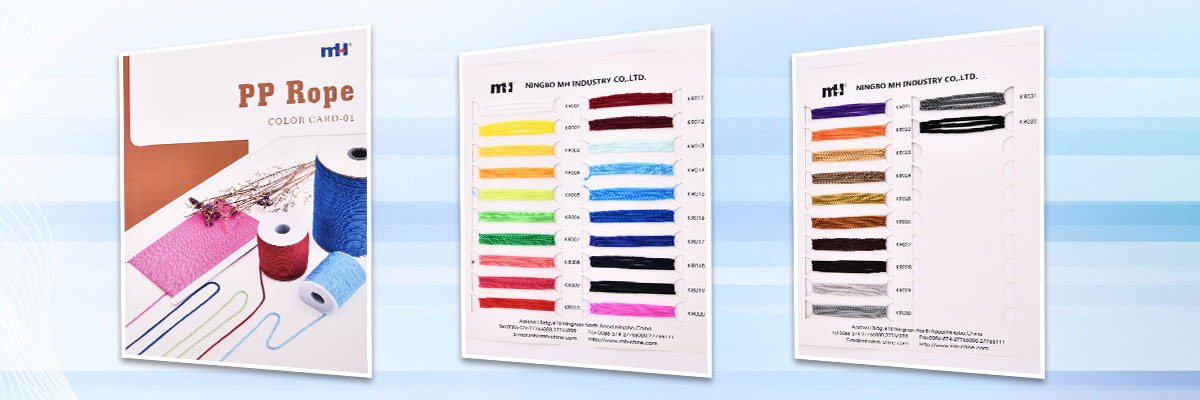 pp rope color card