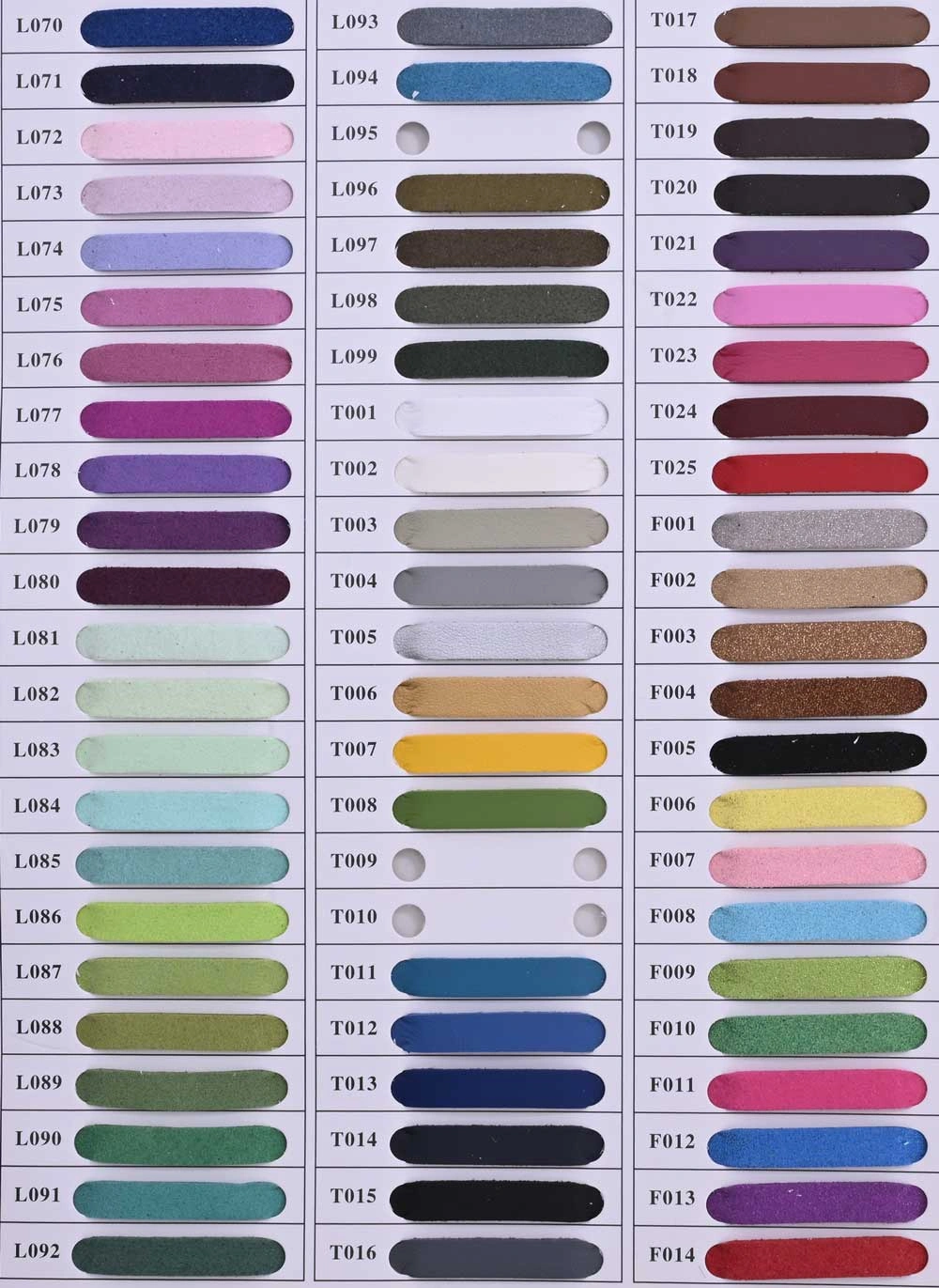 MH Suede cord color card suede cord color card 1