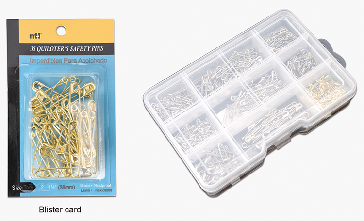 safety pin packing