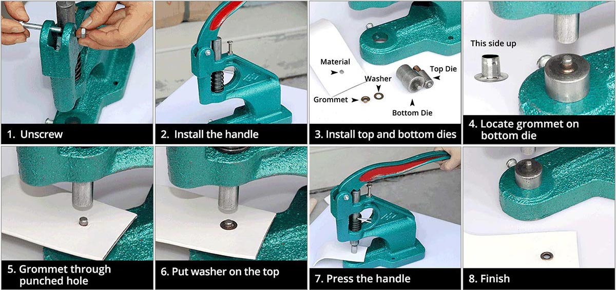 how to use press button machine