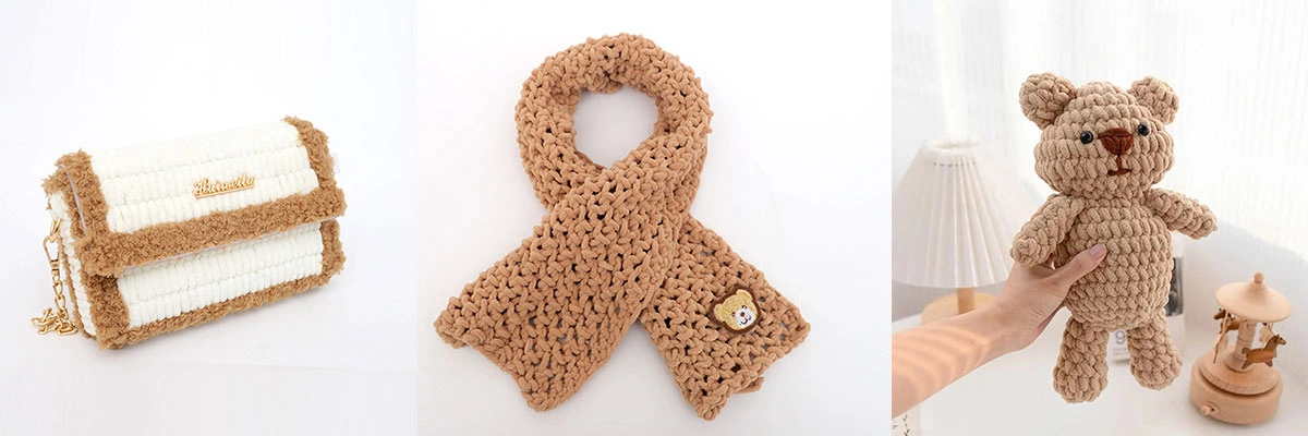 Chunky Chenille Yarn 1