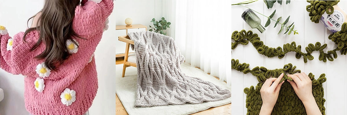 Chunky Chenille Yarn 2